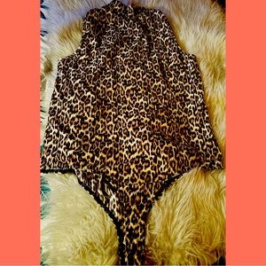 💜NWT cheetah print bodysuit💜